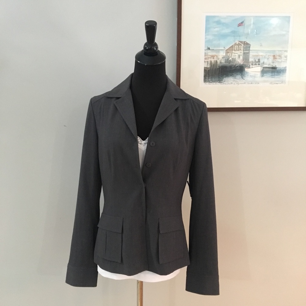 Tahari Suit Blazer Button Down NEW